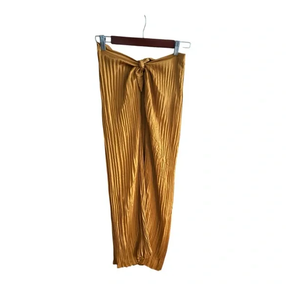 Elegant Gold Maxi Skirt - Picture 1 of 8